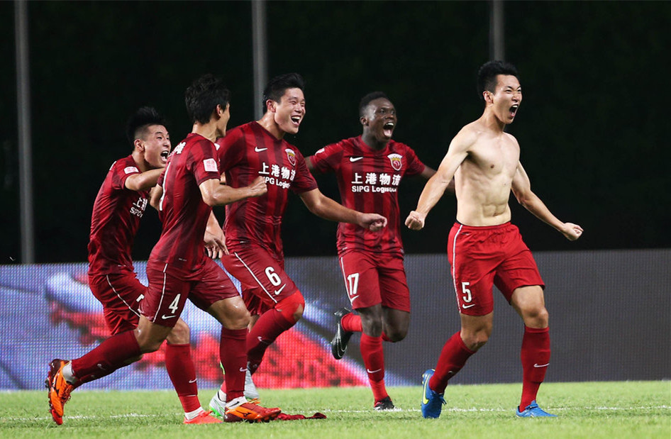[中超]李新翔左路传中 古斯塔沃抢点头球破门